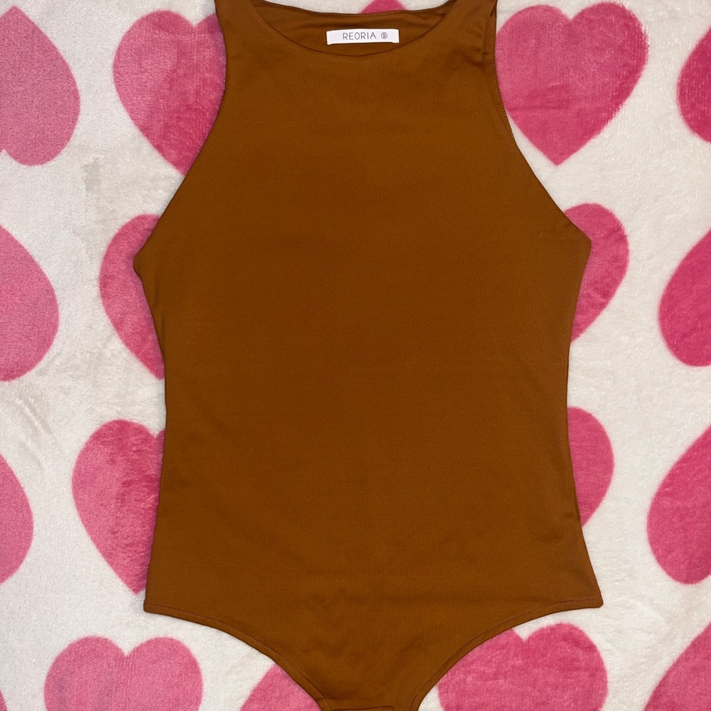 Brown bodysuit